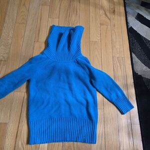MICHAEL Michael Kors Vibrant Blue Cowl Neck Sweater